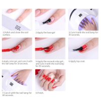 KOSKOE 8ML UV Gel 20 Colors Black White Pink Blue Glitter Long Lasting