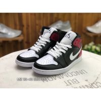 2023 Original WMNS J 1 Mid Noble Red Black White Noir Rouge BQ6472-016 sports shoes LJR high quality G407