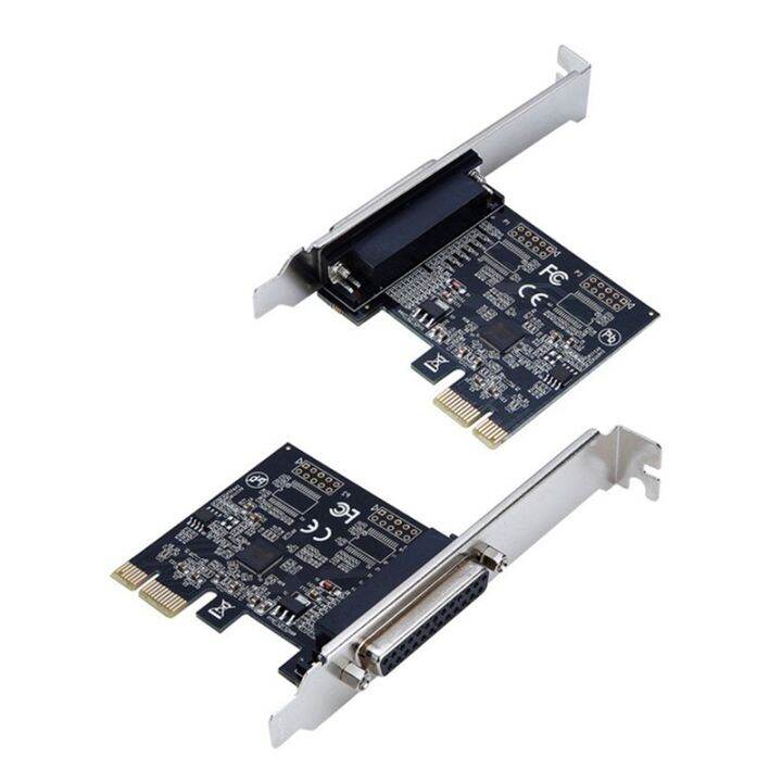 1-piece-high-quality-parallel-port-db25-25pin-pcie-riser-card-lpt-printer-to-pci-e-express-card-converter-adapter