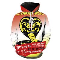 2021 New Fashion Men Women Children Sweatshirts Cobra Kai Hoodies 3D Printed Streetwear Pullover Long Sleeve Boy Girl Kids Tops