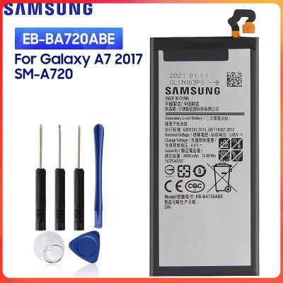 แบตแท้ Samsung GALAXY A7 2017 Version A720 SM-A720  Battery 3600mAh