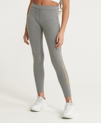 SUPERDRY CORE LEGGING - กางเกงเลกกิ้ง สำหรับผู้หญิง สี Dark Grey Marl