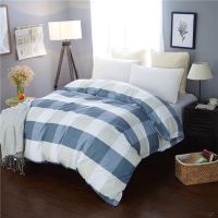 1 pc Duvet Cover Striped Plaid Quilt Cover dekbedovertrek 240x220 Single/Queen/King Size Comforter Covers