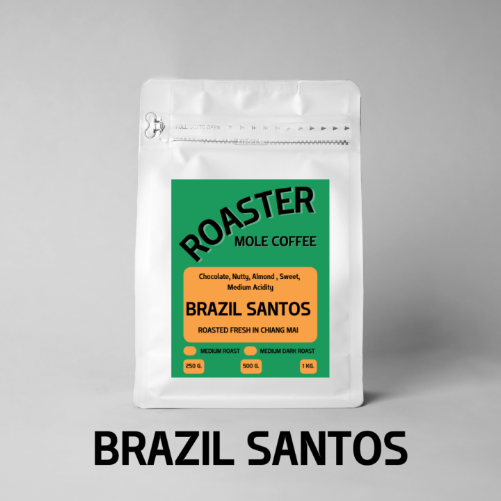 mole-coffee-เมล็ดกาแฟคั่ว-บราซิล-ซานโตส-กาแฟอาราบิก้า-บดฟรี-ส่งไว-คุ้มค่า-ราคาถูก-คั่วใหม่ทุกออร์เดอร์