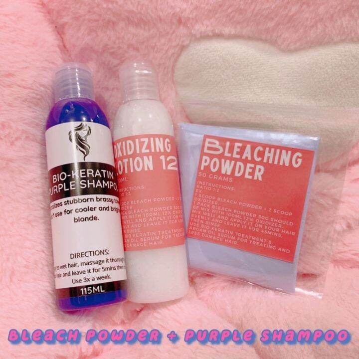 Sonique Hair Bleaching Set / BLEACHING POWDER ( Small Set Good for 1