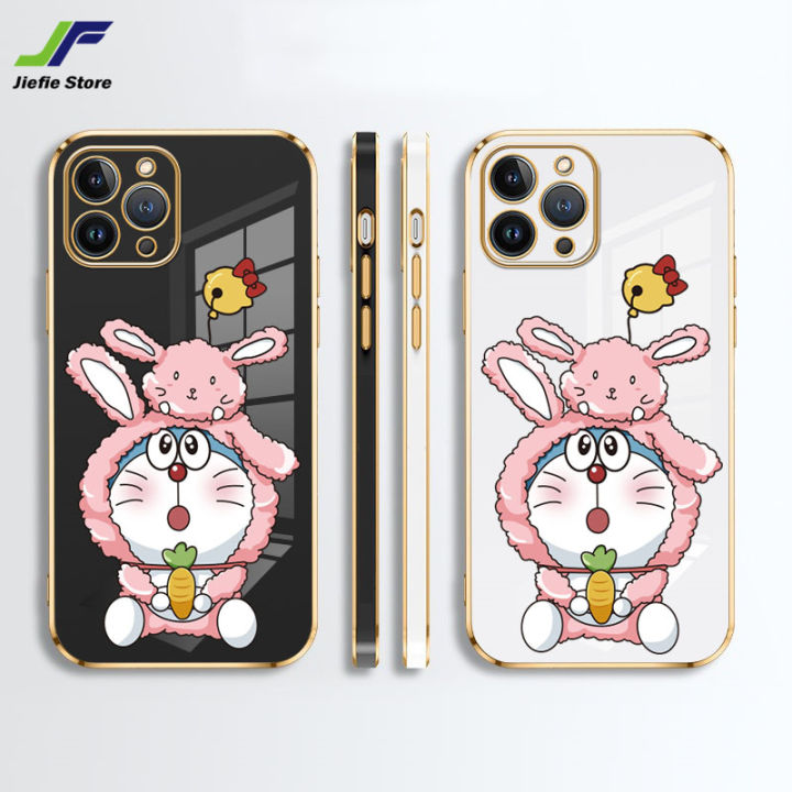 เคสมือถือลายแมวการ์ตูน-jiefie-ใหม่กระต่ายกันกระแทกสำหรับ-oppo-reno-2-reno-4-pro-reno-4-reno-5-pro-reno-5-pro-reno-5-reno-6-reno-6-pro-reno-7-pro-reno-7-pro-reno-7-reno-8โดราเอมอนน่ารักเคสห่อหุ้ม-tpu