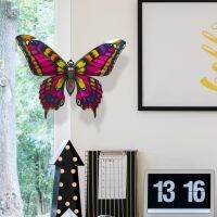 [COD] YH203-Q 3d three-dimensional large size butterfly wall stickers living room bedroom decorative creative self-adhesive