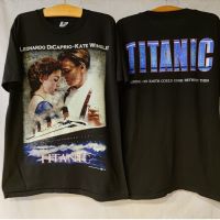 [S-5XL]เสื้อยืดผ้าฝ้าย TITANIC bootleg *มาใหม่ ไททานิก บูทเลก ผ้า100 ฟอกนุ่ม วินเทจ เฟดสวย มาน้อย Vtg.S-3XLS-5XL