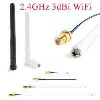 ❀☊ 2.4GHz 3dBi WiFi 2.4g Antenna Aerial RP-SMA Male wireless router 15cm PCI U.FL IPX to RP SMA Male Pigtail Cable ESP8266 ESP32