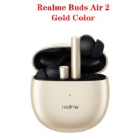 Realme ตูม Air 2ไร้สายหูฟังบลูทูธคู่เสียงยกเลิกการโทรสำหรับไมค์ไม่มีเสียงรบกวนที่ใช้งานอยู่