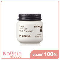 Innisfree Super Volcanic Pore Clay Mask 2X 100ml โคลนมาสก์หน้าสูตร 10 ประสิทธิภาพในหนึ่งเดียว