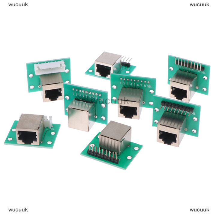 wucuuk-1pcs-rj45-adapter-board-xh2-54-network-interface-breakout-board-pin-header