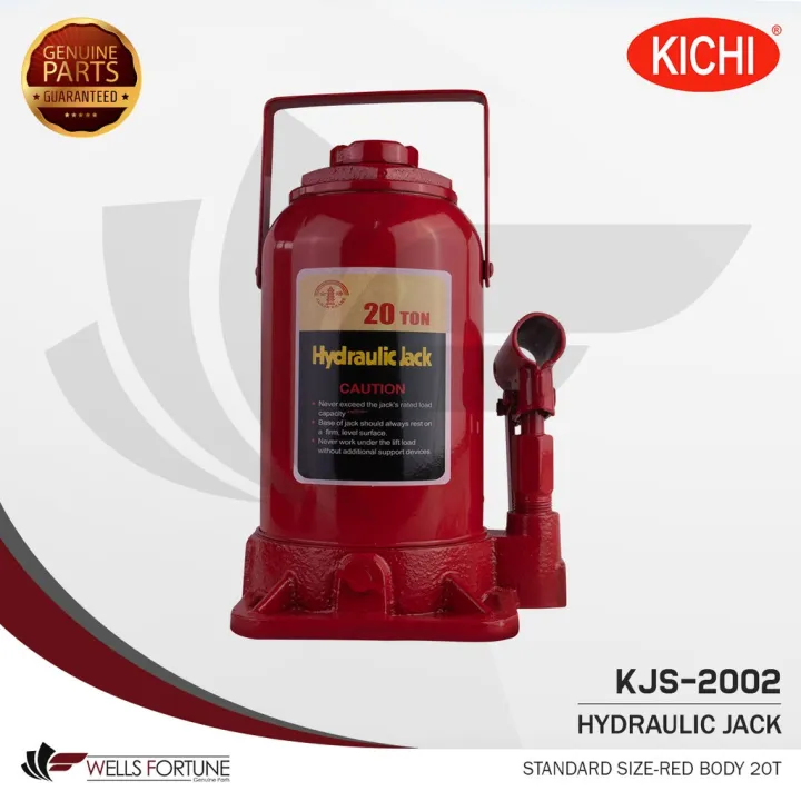 【Ready Stock】 KICHI HYDRAULIC JACK STANDARD SIZERED BODY (20 TONS