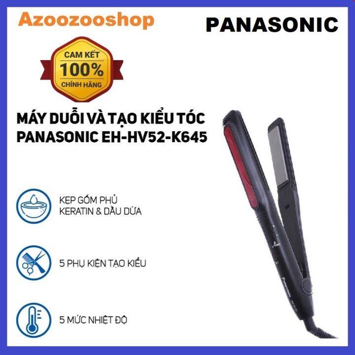 Chỉ cần một chiếc máy duỗi tóc Panasonic là bạn đã có thể biến mái tóc yêu thương của mình từ tối tăm và khó quản thành một kiệt tác tuyệt đẹp. Với chất lượng đáng tin cậy và tính năng cao cấp, sản phẩm này sẽ làm bạn hài lòng và mãn nhãn từ lần sử dụng đầu tiên.