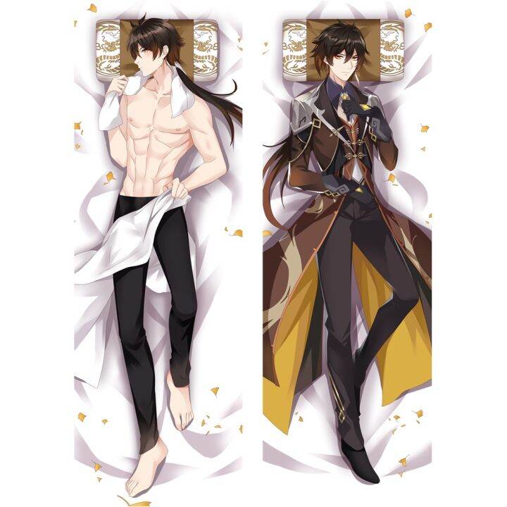 ปลอกหมอนอิง-พิมพ์ลาย-game-genshin-impact-zhong-li-dakimakura-zhongli-ขนาด-60x180-ซม-สําหรับผู้ชาย