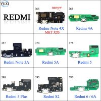 【Chat-support】 Green Street YuXi 1ชิ้นสำหรับ Redmi 5 Plus 6 4A 5A 6A S2หมายเหตุ4X 5A โมดูลไมโครโฟน + USB ชาร์จพอร์ต Flex สายเชื่อมต่อ