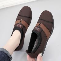 CODHaley Childe kasut bata wanita sendal perempuan bata comfit women sandals scholl women shoes sandals New cloth shoes womens single shoes flat casual middle-aged and elderly soft bottom non-slip low-top cloth shoes