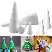 Lennie1 XMAS Polystyrene Styrofoam Foam Tip Cone Flat For Craft DIY Accessory Handmade Party Celebration Festival Decorations