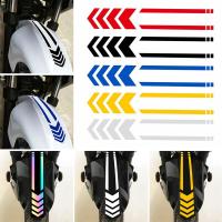 Pesonalized Motorcycle Mudguard Car Sticker Reflective Arrow Line Warning Sticker Electric Car Vinyl Decal Stickers Motorbike Decals  Emblems