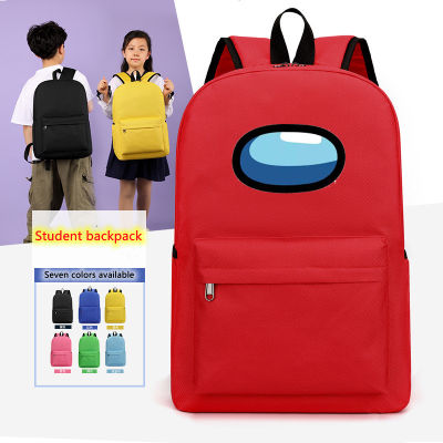 Hot Game Among Us 3D backpack Children Cartoon Anime School Bag laptop Rucksack Girl Boy Knapsack Uni Waterproof Travel bags