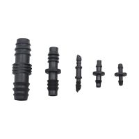 【YF】▤∏✣  3mm 4mm 8mm12mm Barbed Straight connector Hose coupling Plumbing Pipe Fittings Joint 20 Pcs