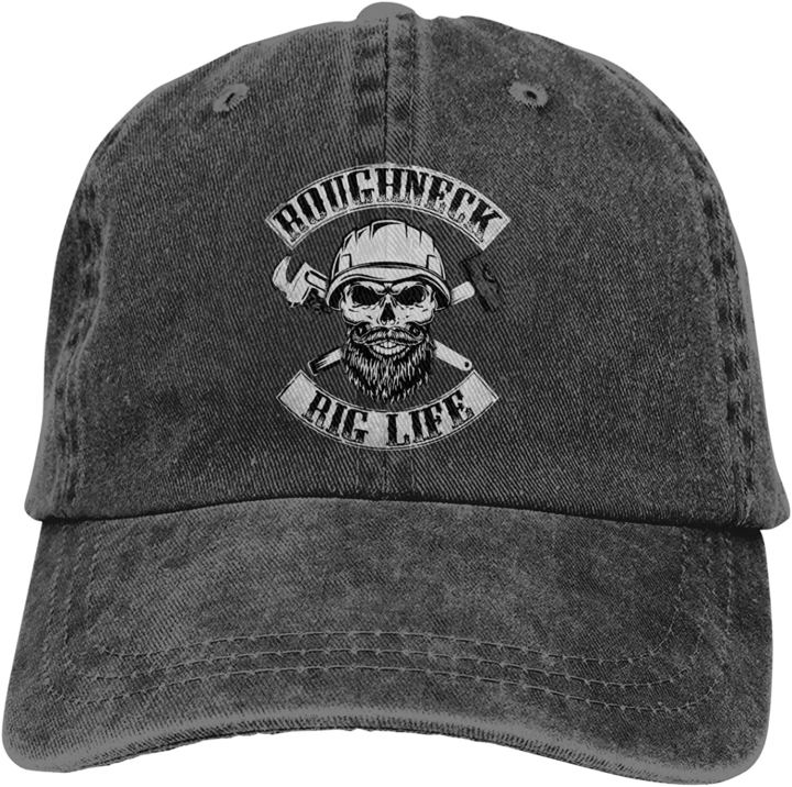 best-selling-summer-new-print-wanaiober-oilfield-roughneck-jeans-baseball-hats-adult-hats-unisex-adjustable-dad-hat