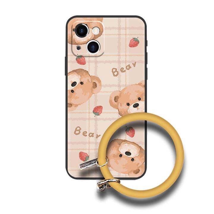 taste-liquid-silicone-phone-case-for-iphone13-solid-color-funny-dust-proof-personality-cute-ring-couple-simple-youth