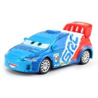 【100%-New】 MBJ Amll รถ2 3 Lightning McQueen Jackson Racing รถครอบครัว2และ3 1:55 Metal Alloy Racing Family Cars