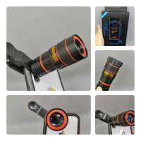 Mobile Telescopeคลิปเลนส์มือถือ เลนส์ซูม 8 เท่า Mobile Phone Telescope 8X LENS