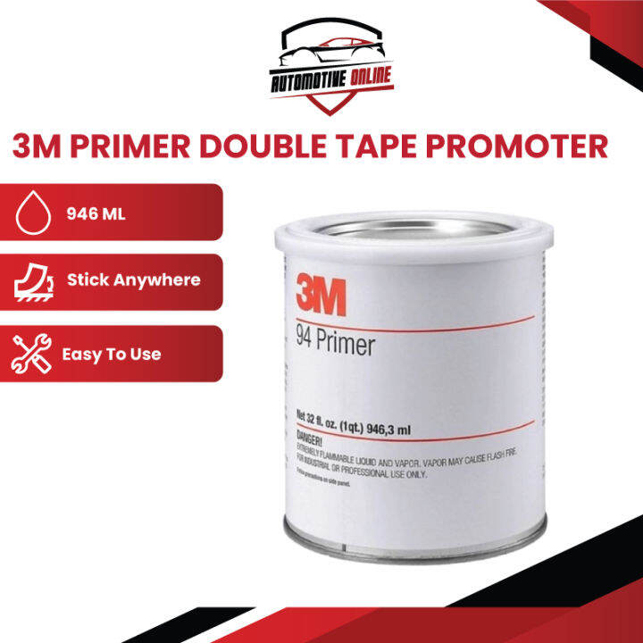 3M PRIMER OEM DOUBLE TAPE ADHESIVE PROMOTER APPLCATOR 946ML Lazada