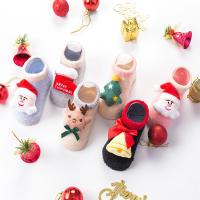 6 Pairs Children Christmas Socks Christmas Stockings Silicone Anti Skid