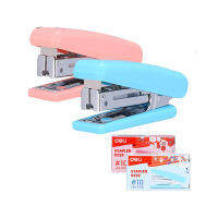 Deli 0222 Mini Stapler #10 ชุดเครื่องเย็บกระดาษจิ๋วแฟนซีแบบพกพา