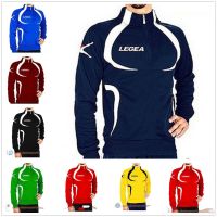 ☄┅◇ Unpopular football tenderloin half zipper football training suit sports sweater jacket long-sleeved sports T-shirt for adults and children