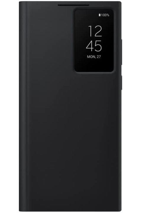 samsung-galaxy-s22-ultra-s-view-flip-cover-protective-phone-case-tap-control-cutting-edge-design-us-version-black-ef-zs908cbegus