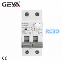 GEYA GYR9NM 2P 1P N 40A 6KA RCBO Electromagnetic AC Type Residual Current Circuit Breaker With Over Current Protection