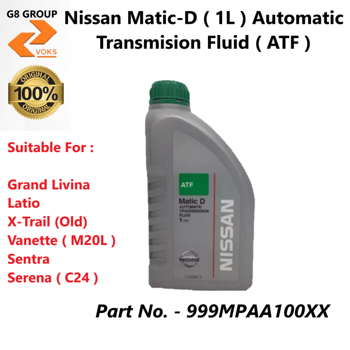 Nissan Automatic Transmission Fluid (ATF) MaticD (1L) ( 999MPAA100XX