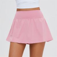 Summer Women Tennis Skorts Casual Sport Yoga Golf Badminton Volleyball Shorts Fitness High Waist Running Dance Skirts Sportswear