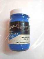 (KTS)สีอะคริลิคสะท้อนแสง FluoColor MasterArt120 cc. สี Blue