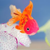 Fluorescent Artificial Aquarium Goldfish Decorative Fish Tank Jellyfish For Garden Decoration Landscaping Fake Fish Ornaments