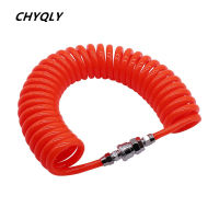 6M 9M 12M 15M PU 12 มม.x 8 มม.Polyurethane Air Compressor ท่อ FITTING Connector ฤดูใบไม้ผลิเกลียวท่อ 12*8 มม.-GDDD MALL