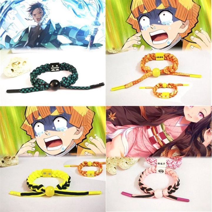 high-quality-handmade-anime-demon-slayer-bracelet-cartoon-figure-kamado-tanjirou-kamado-nezuko-bangles-wristband-fans-xmas-gift