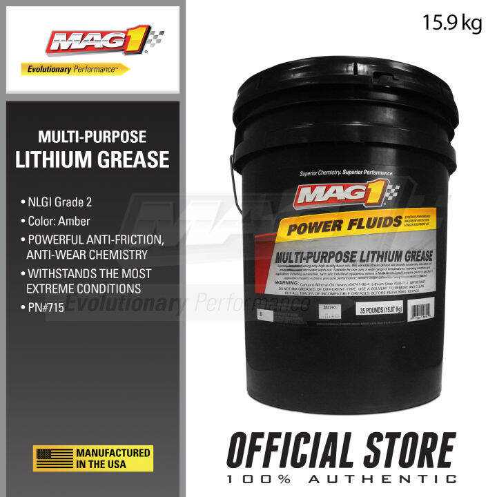 MAG 1 MultiPurpose EP2 Lithium Grease 35lbs (15.87kg) MAG1 PN715