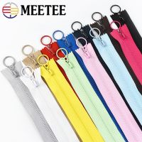 ♧ 10/20Pcs Meetee 3 Color Resin Zipper Close-End 25cm Zips Auto Lock Zippers for Bag Pocket Zip Repair Kit DIY Sewing Accessories