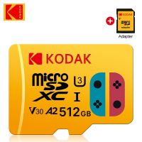 Kodak ไมโครการ์ด Sd V30ความเร็วหน่วยความจำ Sdxc 512Gb U3 A1สูงพร้อมการ์ด