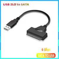 【2023】Sata To USB 3.0 Adapter Cable USB To SATA 3 Cable Support 22 Pin 2.5 Inche External HDD SSD Hard Disk Computer Connector Fit ！ 1