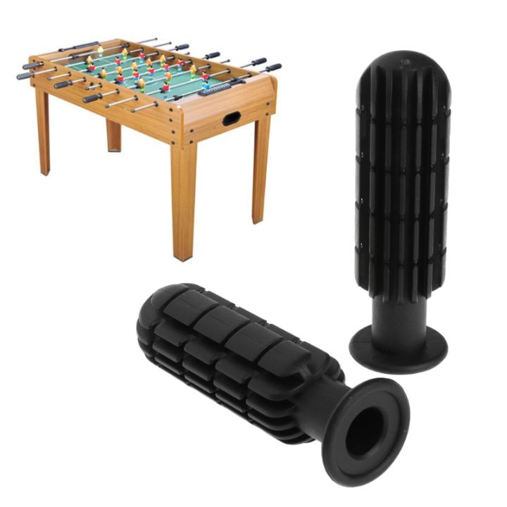 สินค้าใหม่-มือจับโต๊ะฟุตบอล2ชิ้น-ของใช้บนโต๊ะโต๊ะฟุตบอล-uscr-ที่จับพีวีซี-อะไหล่สำหรับโต๊ะ-สีดำ
