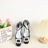 Mgaccess   Dora High Heels Shoes  883-15 รองเท้าคัทชูรัดข้อ