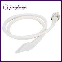 JUNGLEPIA ท่อซิงค์สีขาว1.5เมตรพร้อมอะแดปเตอร์อ่างสระผมแบบพกพาฝักบัวอาบน้ำสัตว์เลี้ยงก๊อกน้ำกลมสายต่อฝักบัวแบบพกพา