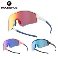 【CW】⊙  ROCKBROS Cycling Glasses Colorful UV400 Polarized Goggles Men Outdoor Sunglasses MTB Road Riding Racing