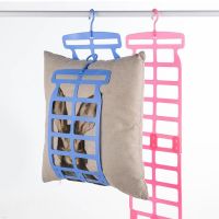 Foldable Drying Rack Pillow Doll Cushion Rack Pillow Drying Rack Multifunctional Plastic Windproof Clip Plush Toy Home